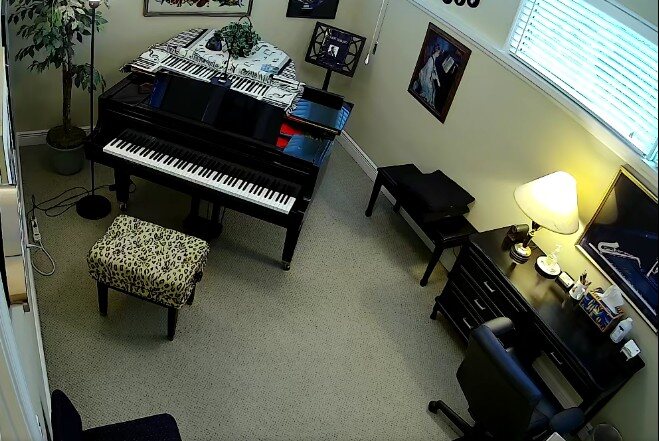 Lynn Haynes’s teaching studio